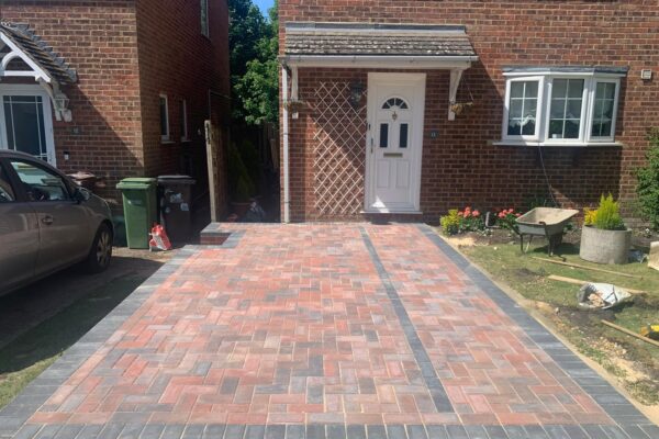 block paving driveway installed in st albans