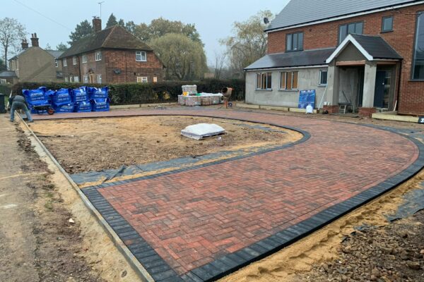 Block Paving Horseshoe Driveway St Albans