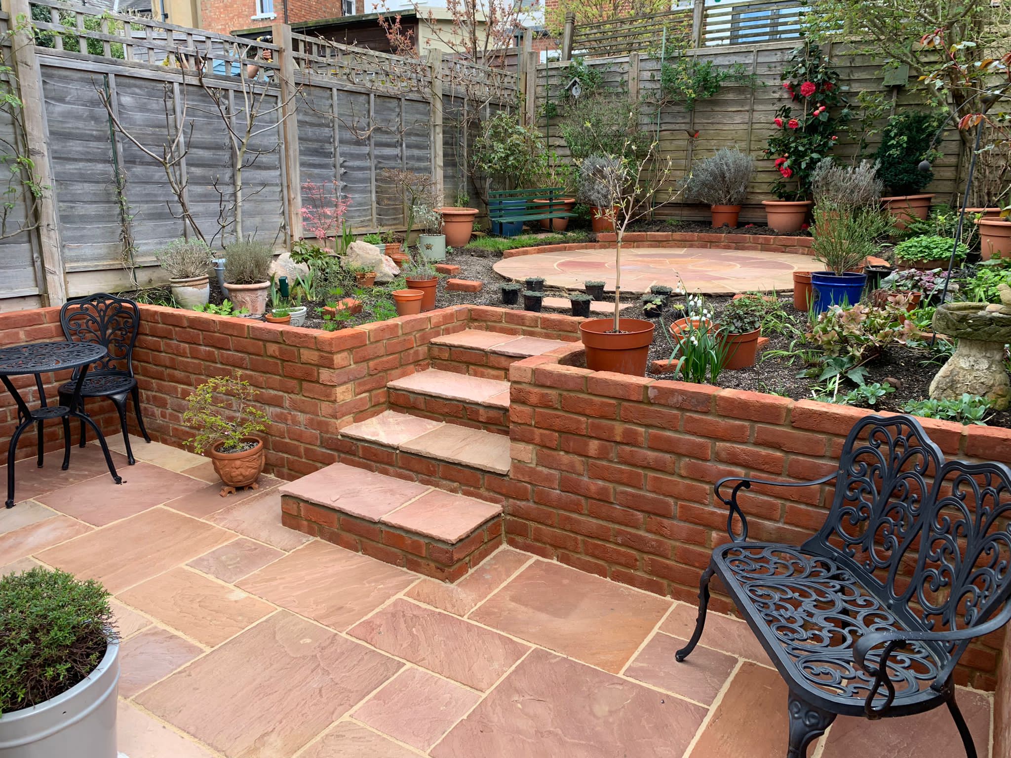 garden steps built in st albans