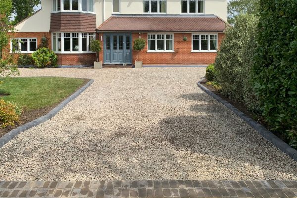 new granite driveway